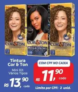 Supermercados Mateus Tintura Cor & Ton Vários Tipos oferta