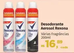 Supermercados Mateus Desodorante Aerosol Rexona oferta