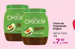 Supermercados Mateus Creme de Tratamento Origem oferta