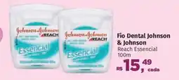 Supermercados Mateus Fio Dental Johnson Reach Essencial oferta