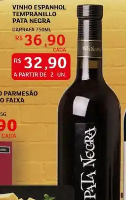 Assaí Atacadista Vinho espanhol tempranillo pata negra oferta
