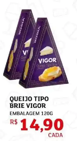 Assaí Atacadista queijo tipo brie vigor oferta