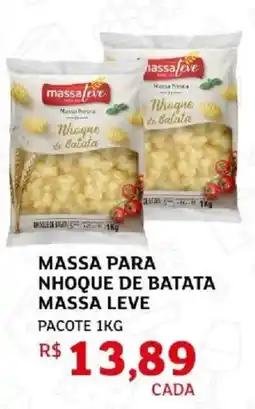 Assaí Atacadista Massa para nhoque de batata massa leve oferta