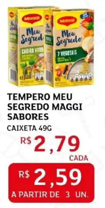 Assaí Atacadista Tempero meu segredo maggi sabores oferta