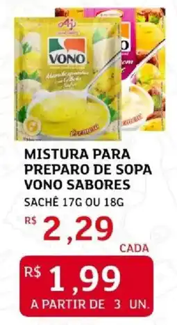 Assaí Atacadista mistura para preparo de sopa vono sabores oferta