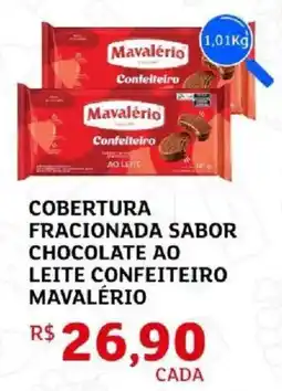 Assaí Atacadista cobertura fracionada sabor chocolate ao leite confeiteiro mavalério oferta