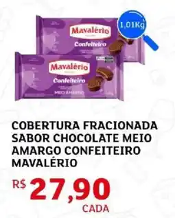 Assaí Atacadista Cobertura fracionada sabor chocolate meio amargo confeiteiro mavalério oferta