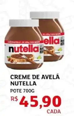 Assaí Atacadista creme de avelã nutella oferta
