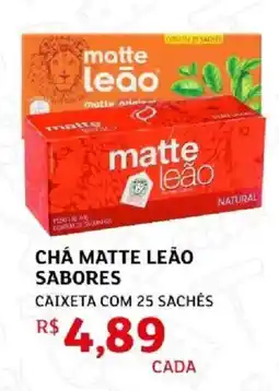 Assaí Atacadista Chá matte leão sabores oferta