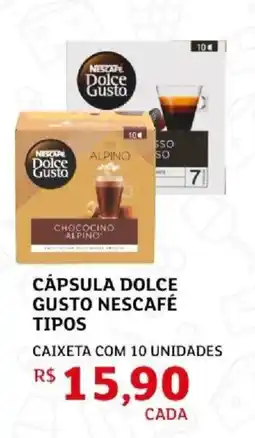 Assaí Atacadista cápsula dolce gusto nescafé tipos oferta