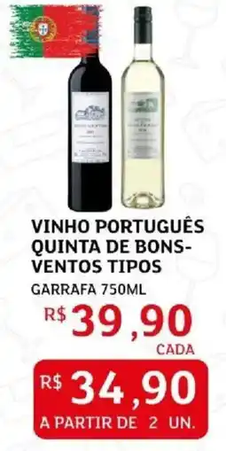 Assaí Atacadista vinho português quinta de bons-ventos tipos oferta