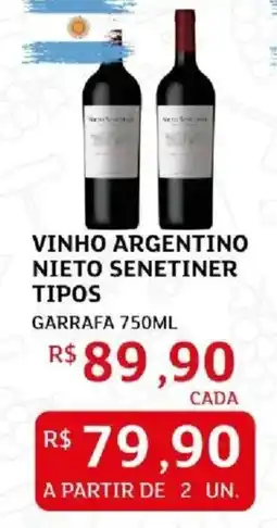Assaí Atacadista vinho argentino nieto senetiner tipos oferta