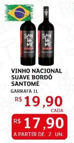 Assaí Atacadista vinho nacional suave bordô santomé oferta