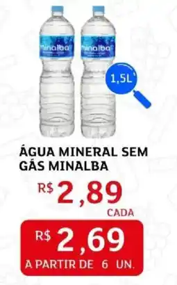 Assaí Atacadista Água mineral sem gás minalba oferta