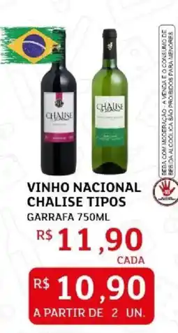 Assaí Atacadista vinho nacional chalise tipos oferta