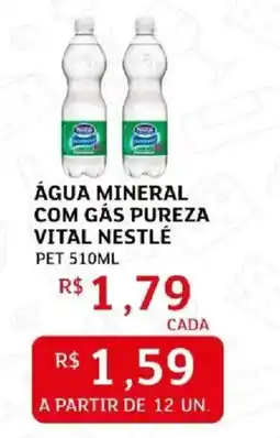 Assaí Atacadista Água mineral com gás pureza vital nestlé oferta