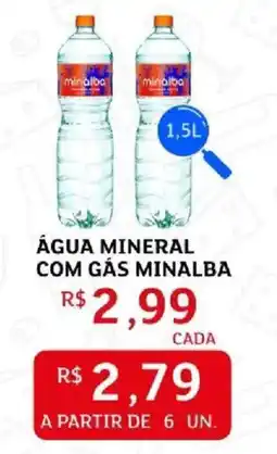 Assaí Atacadista Água mineral com gás minalba oferta