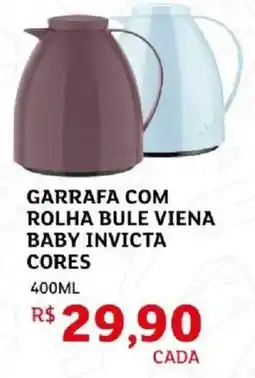 Assaí Atacadista Garrafa com rolha bule viena baby invicta cores oferta