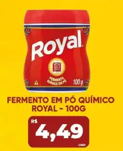 Tatico Fermento em pó químico royal oferta