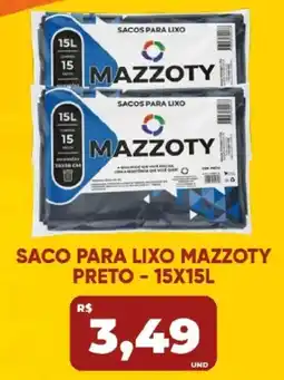 Tatico saco para lixo mazzzoty oferta