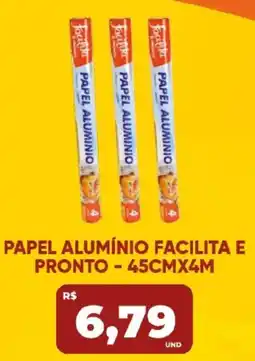 Tatico papel alumínio facilita oferta
