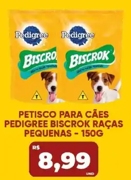 Tatico Petisco para cães pedigree biscrok raças pequenas oferta