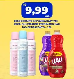 Tatico Desodorante giovanna baby 72h ou limpador perfumado uau oferta