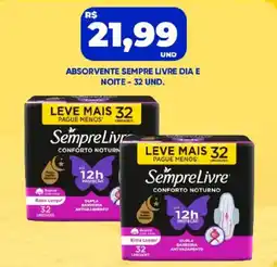 Tatico Absorvente sempre livre dia e noite oferta
