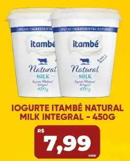 Tatico Iogurte itambé natural milk integral oferta