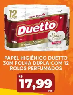 Tatico papel higiênico duetto oferta