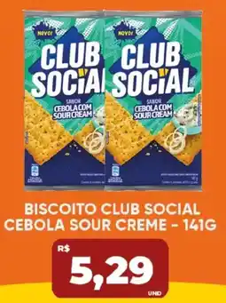 Tatico Biscoito club social cebola sour creme oferta