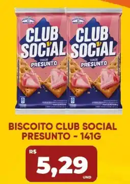 Tatico Biscoito club social sabor presunto oferta