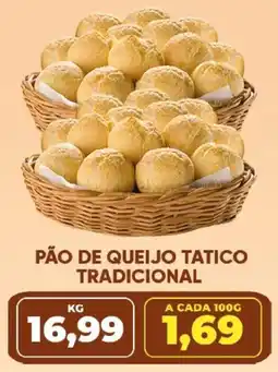 Tatico pão de queijo tatico tradicional oferta