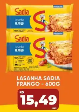 Tatico Lasanha sadia frango oferta