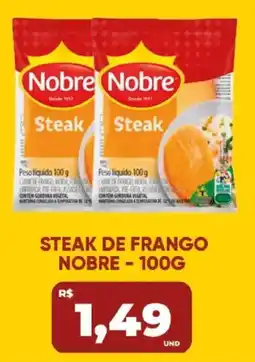 Tatico steak de frango nobre oferta