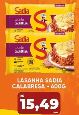 Tatico Lasanha sadia calabresa oferta