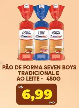 Tatico Pão de forma seven boys tradicional e ao leite oferta