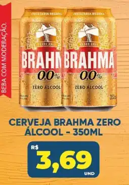 Tatico Cerveja brahma zero álcool oferta