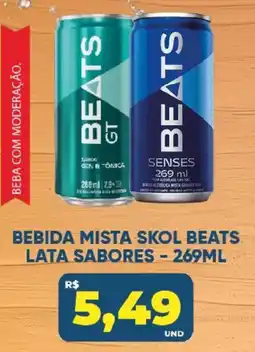 Tatico bebida mista skol beats sabores oferta