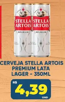 Tatico Cerveja stella artois premium lata oferta