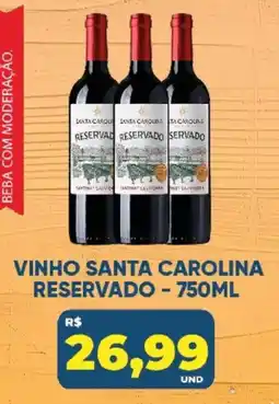 Tatico vinho santa carolina reservado oferta