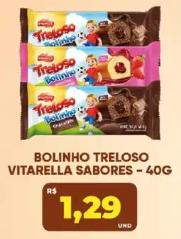 Tatico Bolinho treloso vitarella sabores oferta