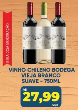 Tatico Vinho chileno bodega vieja branco suave oferta