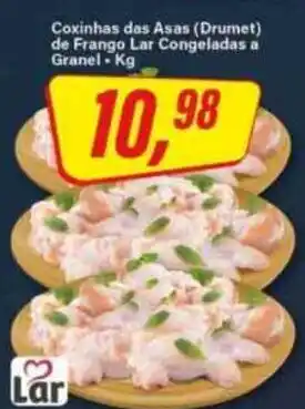 Rede Supermarket Coxinhas das Asas (Drumet) de Frango Lar Congeladas a Granel oferta