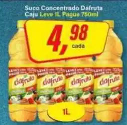 Rede Supermarket Suco Concentrado Dafruta Caju oferta