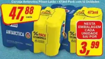 Cerveja Antarctica Pilsen Latão