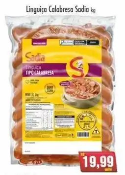 Compre Bem Linguiça Calabresa Sadia oferta