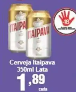 Rossi Supermercado Cerveja Itaipava lata 350ml lata oferta