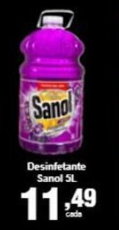 Rossi Supermercado Desinfetante Sanol 5L oferta