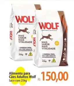 Atacadão Alimento para Cães Adultos Wolf oferta